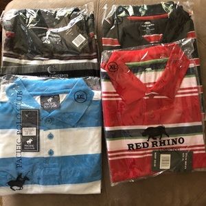 Lot of (4) polo shirts